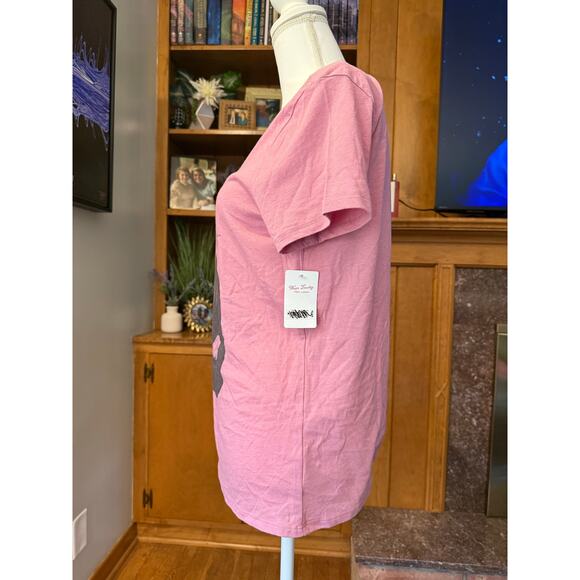 NWT Lucky Brand Rolling Stones Pink T-Shirt Sz. M - Picture 8 of 8